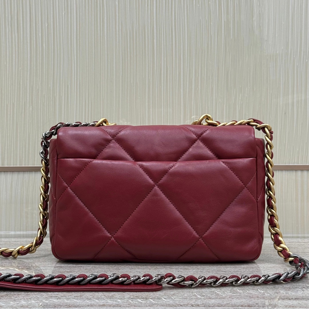 19 Bag Small Maroon Red CNL - Level X