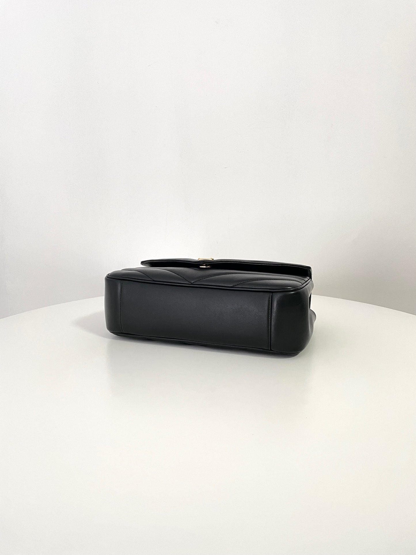 Black Leather New Medium Loulou Bag - Level 5