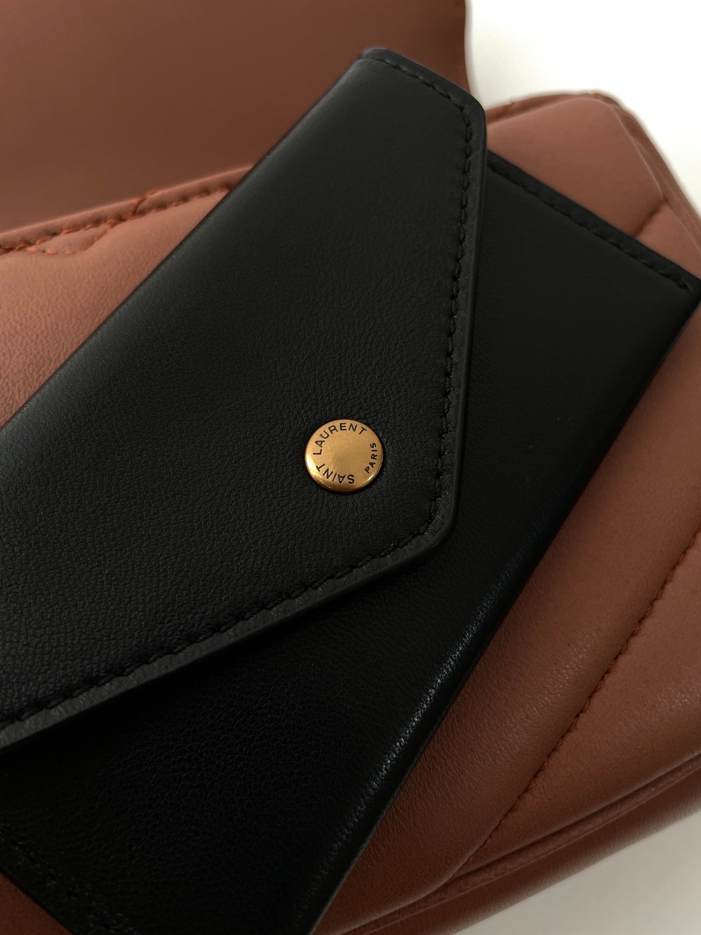 Rose Sand Leather New Mini Loulou Bag - Level 5
