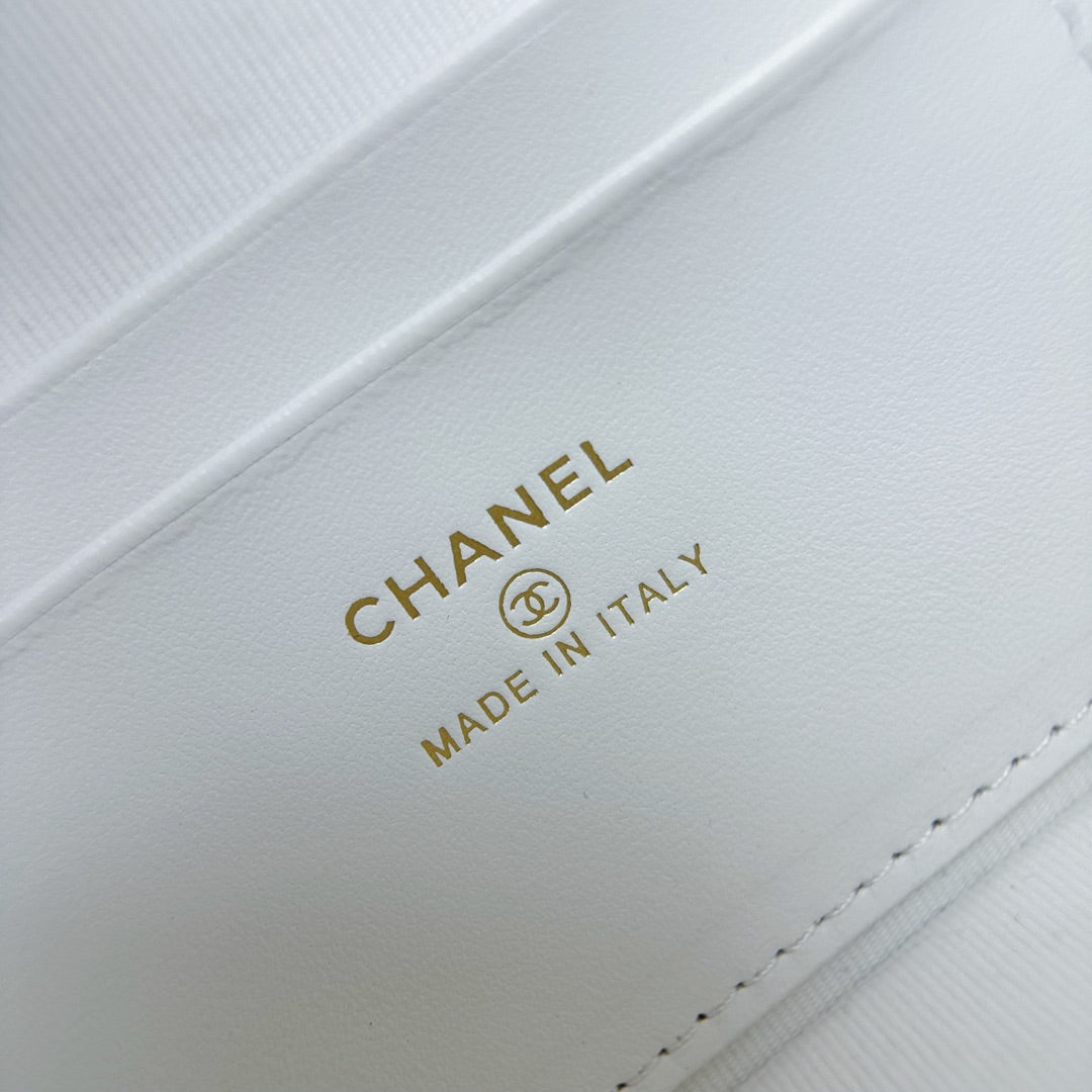 White Tweed Vanity Bag - Level X