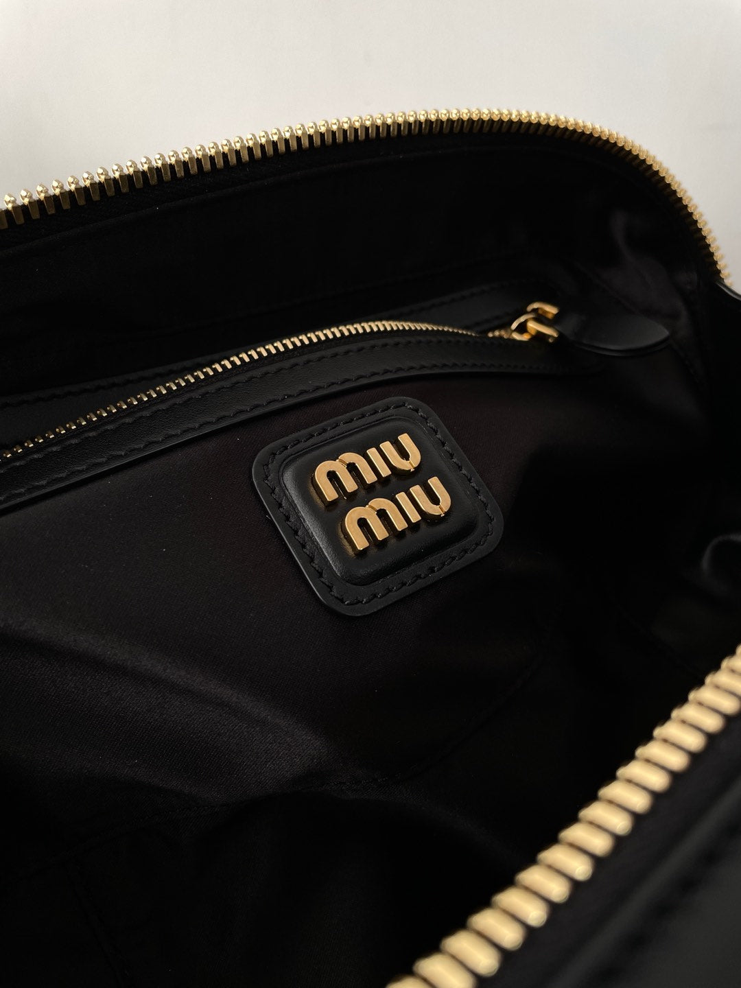 Black Leather Medium Arcadie Bag - Level 5
