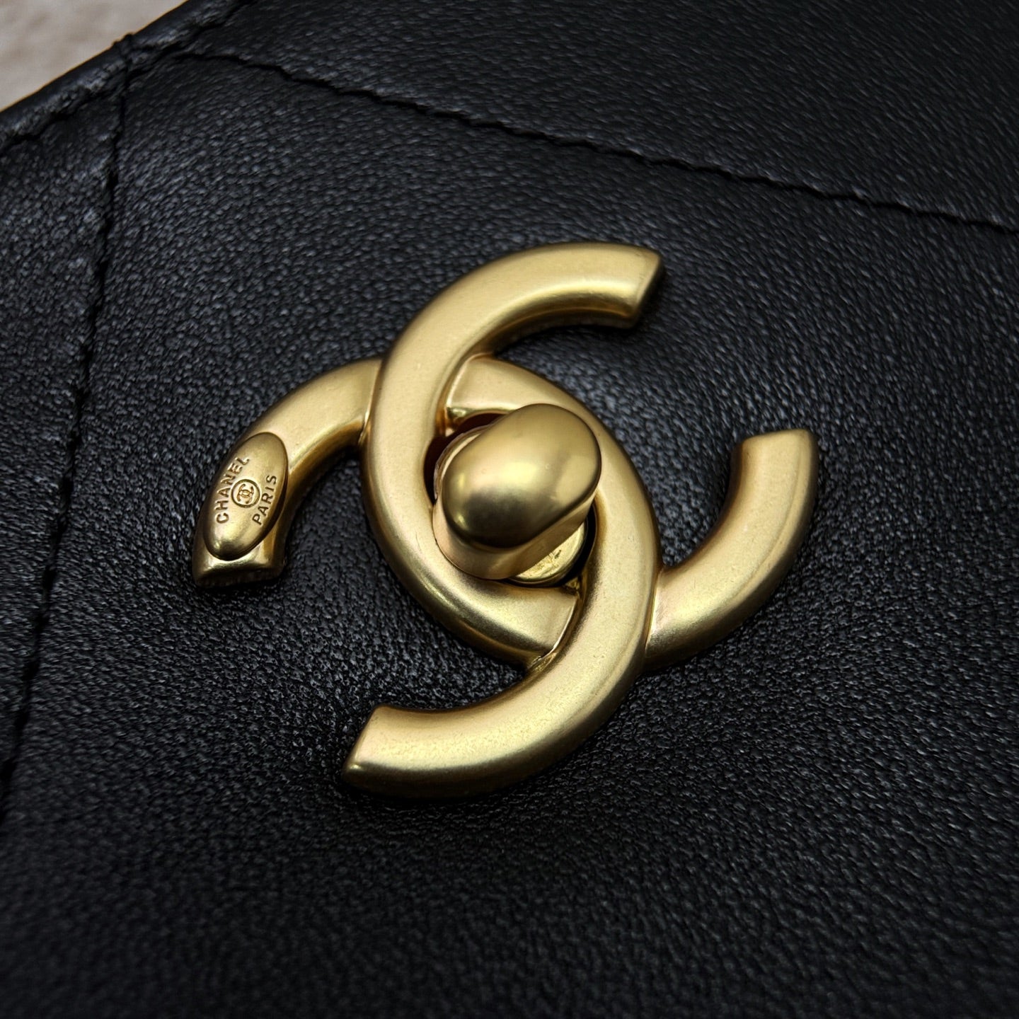 Black Leather Maxi Shopping Tote Bag - Level X