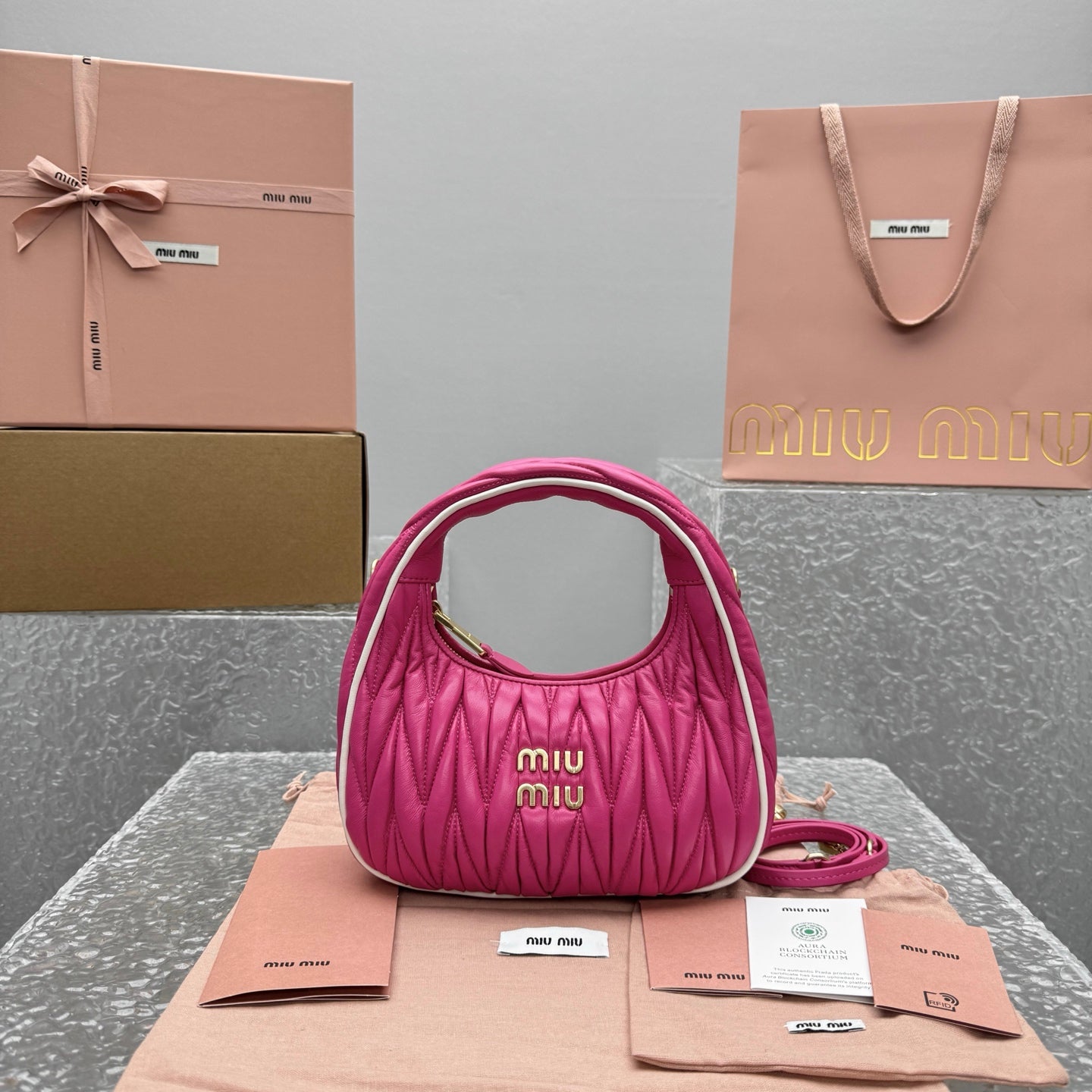Pink Leather Wander Bag - Level 5