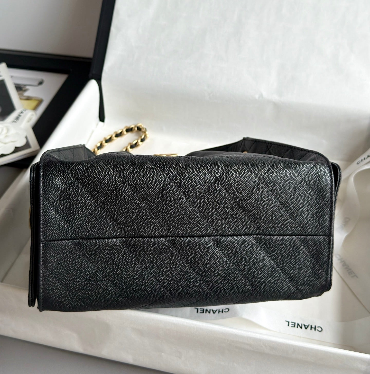 25 Hobo Bag Black Caviar Leather - Level 5