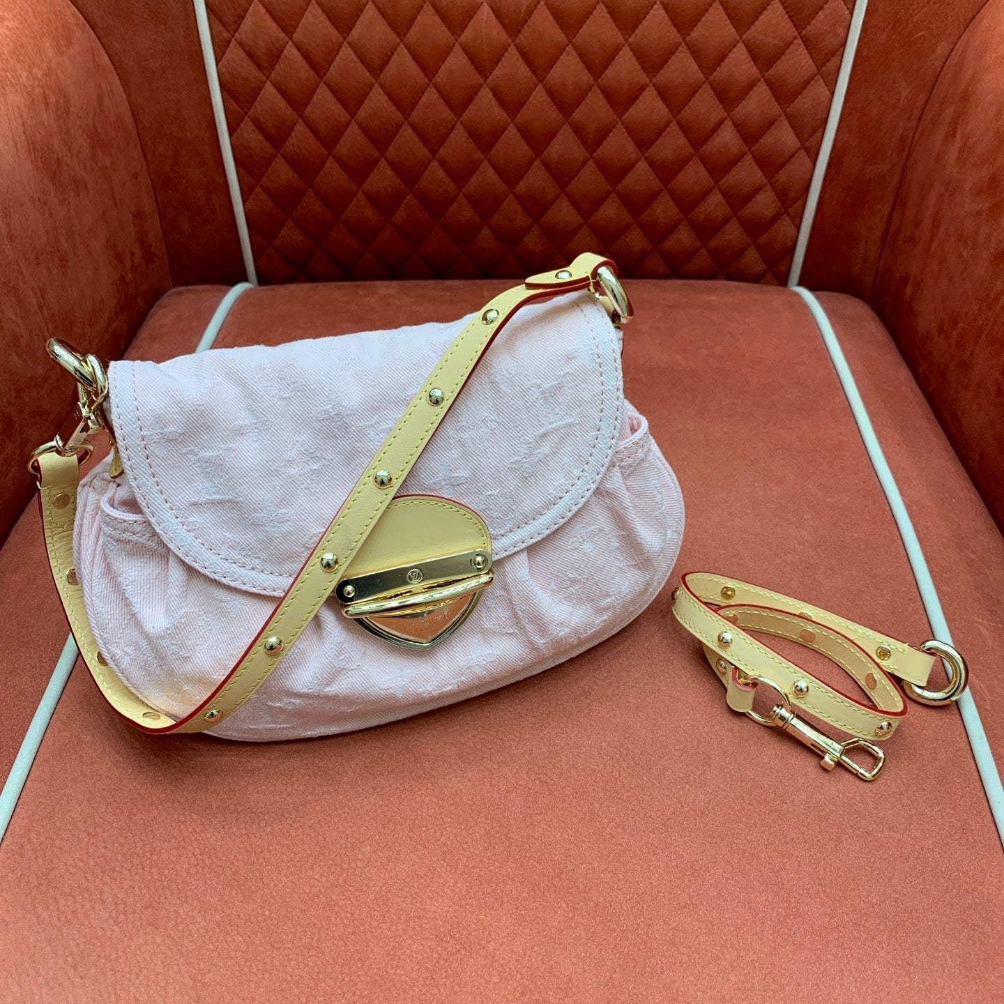Sunset Pink Denim Bag - Level 4