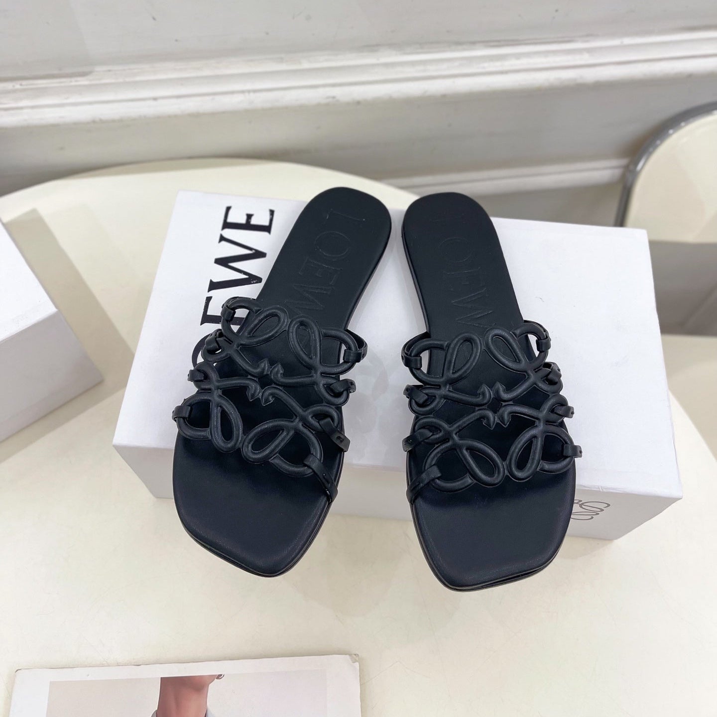 Black Petal Anagram Slides