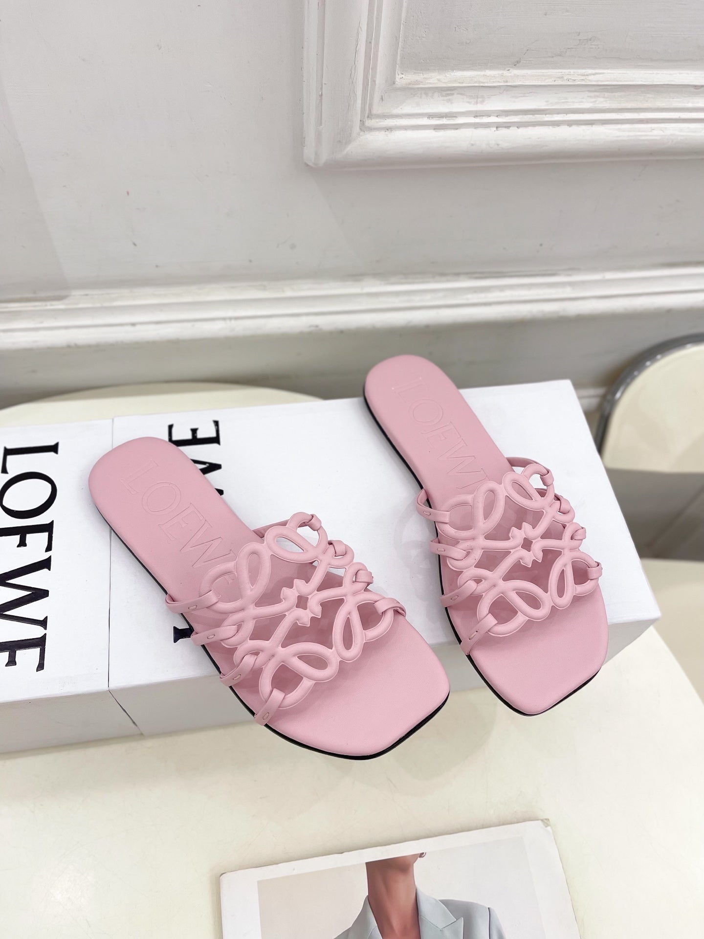 Pink Petal Anagram Slides