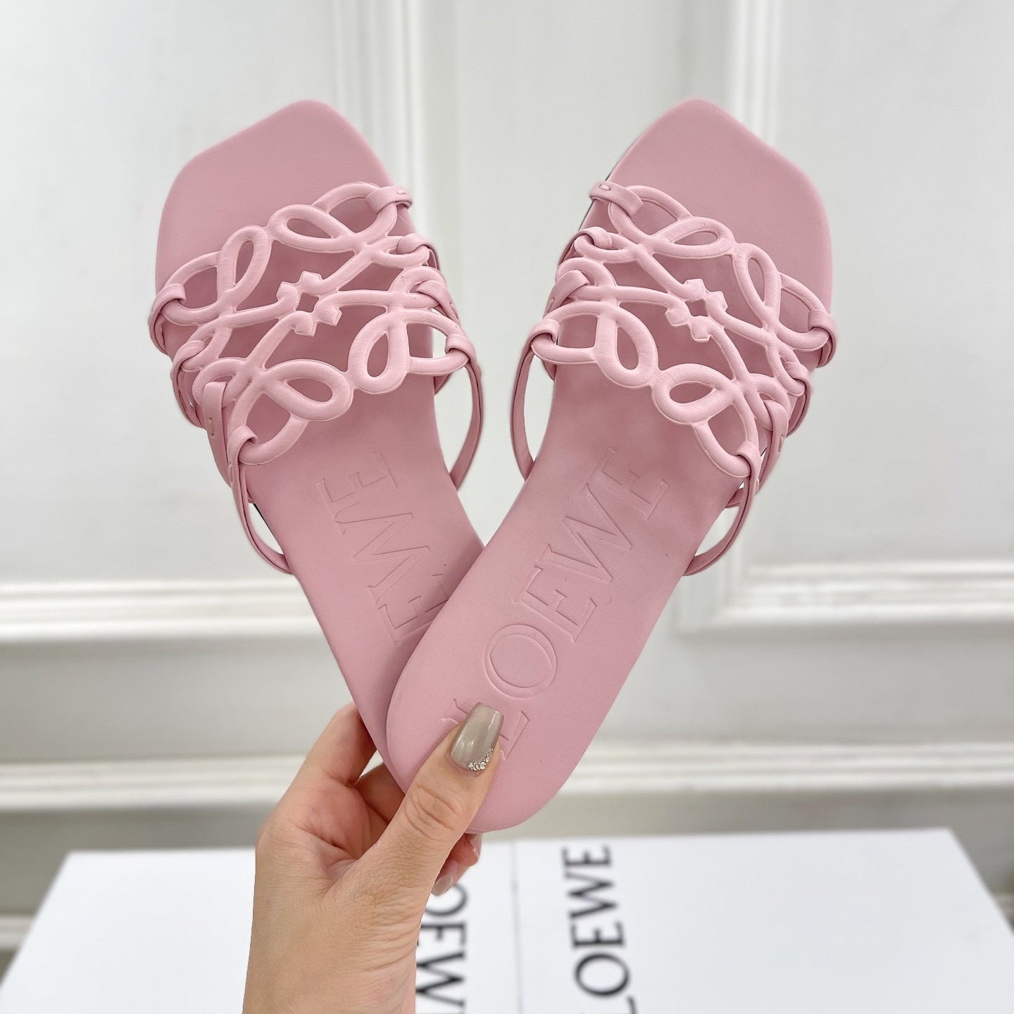 Pink Petal Anagram Slides