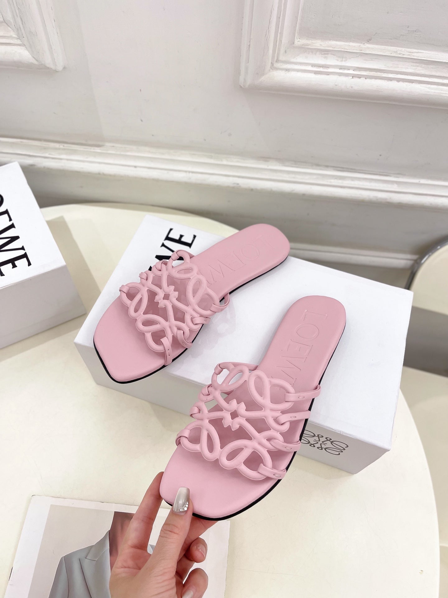 Pink Petal Anagram Slides