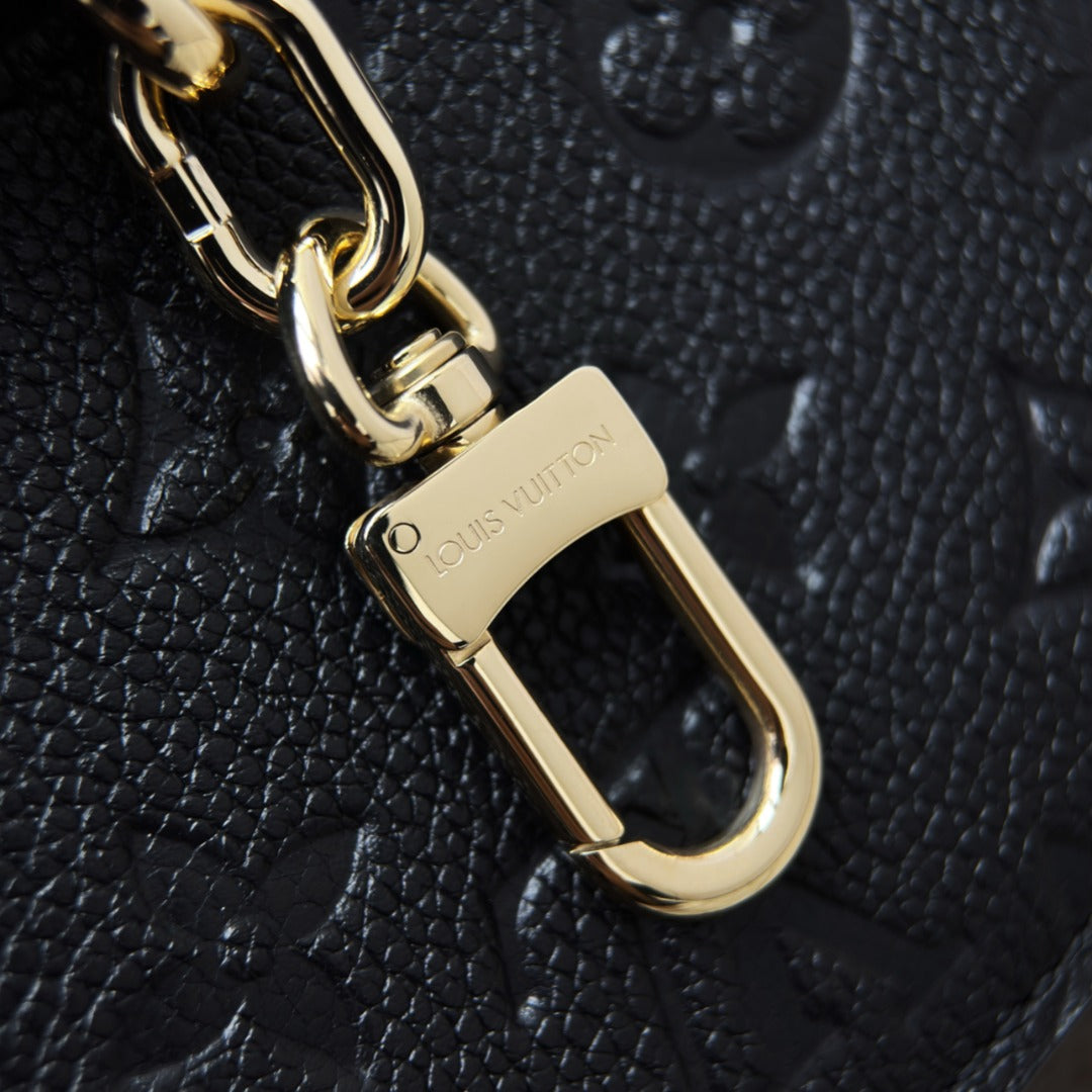 Pochette Metis East West Black Empreinte Leather - Level X