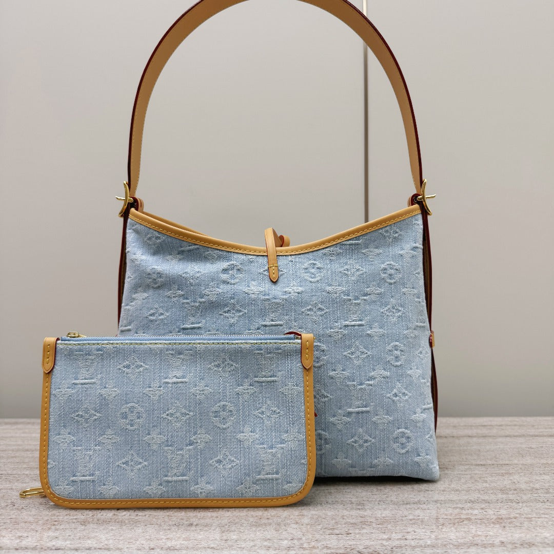 Denim Carryall PM Hobo Bag - Level X