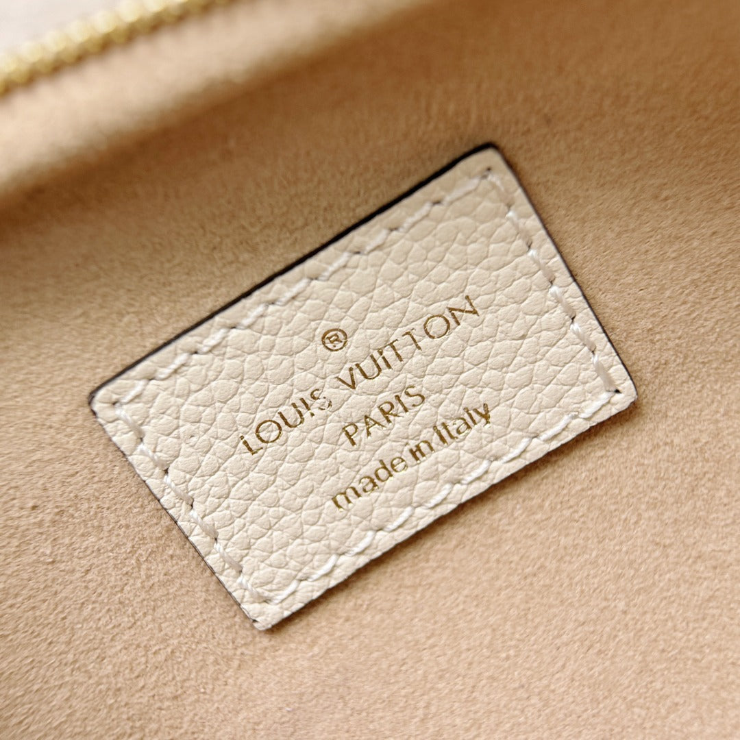Mini Bumbag White Empreinte Leather - Level X