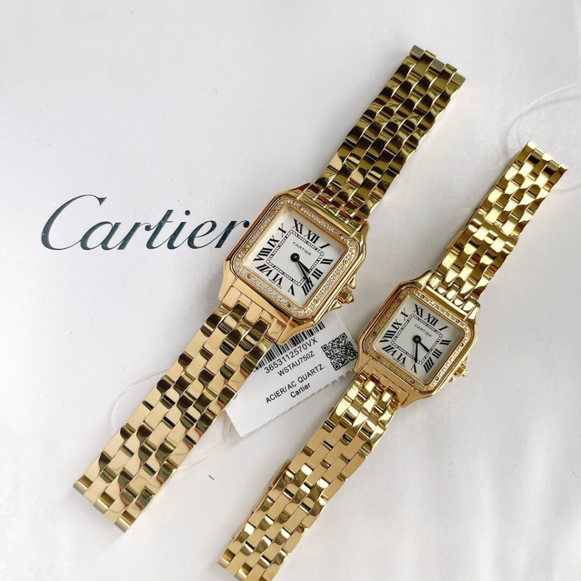 Panthere Ladies Steel Crystal Gold Watch CTR - Level 3