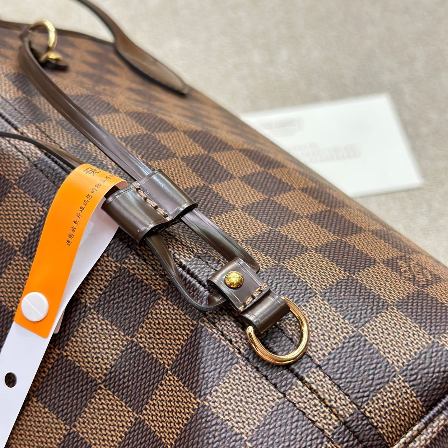 Neverfull MM Brown Damier & Pink - Level 3