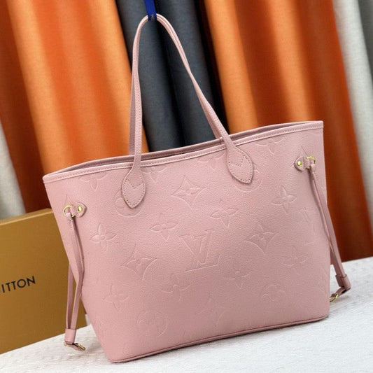 Pink Empreinte Leather Neverfull MM - Level 3