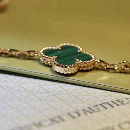 5-Clover Bracelet - Green