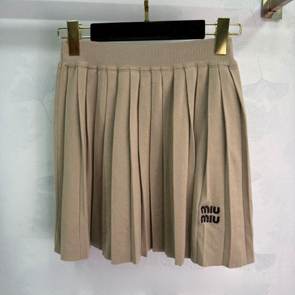 Knit Tank Top Mini Skirt Set