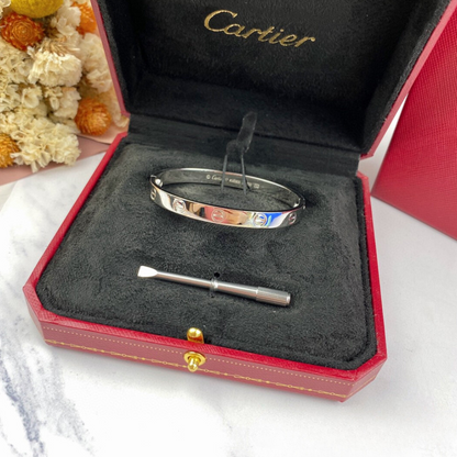 Polished Steel Classic Love Bracelet CTR