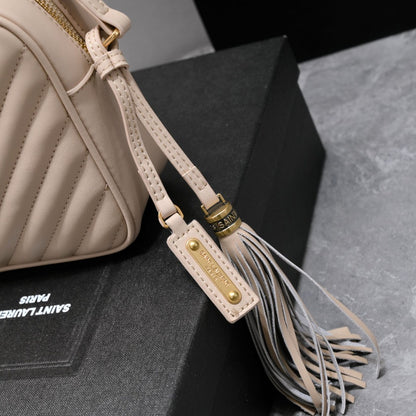 Beige Leather Lou Camera Bag YLS - Level 3