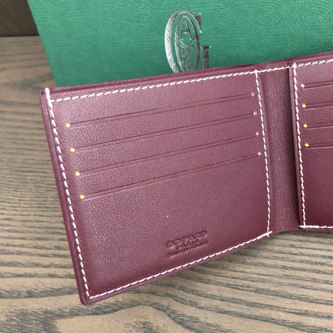 Dark Red Saint Florentin Men's Wallet GYD - Level 5