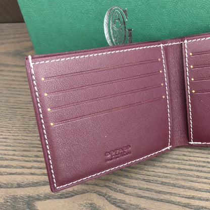 Dark Red Saint Florentin Men's Wallet GYD - Level 5