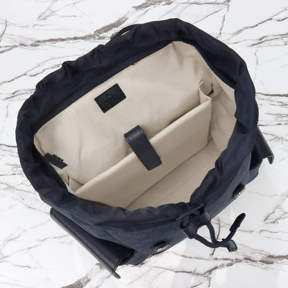 Black Ophidia Canvas & Leather Backpack - Level 5