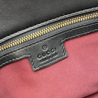 Medium Marmont Bag Black Leather - Level 5