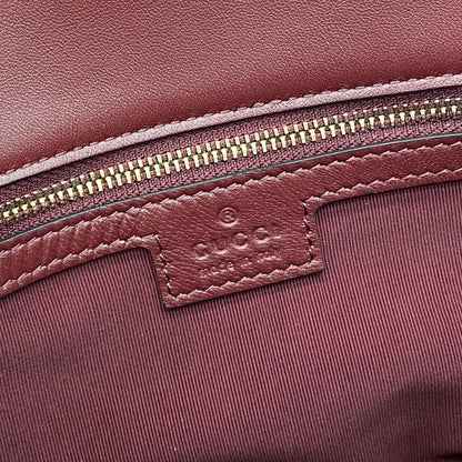 Medium Marmont Bag Red Leather - Level 5