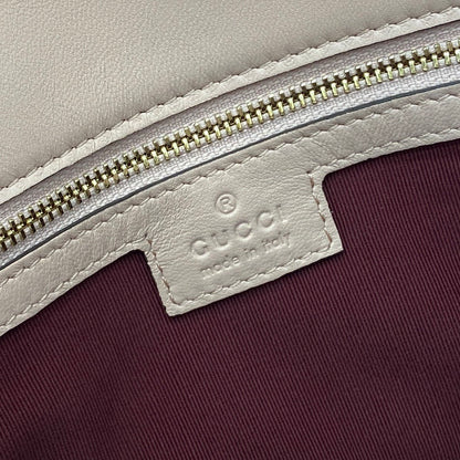 Medium Marmont Bag White Leather - Level 5