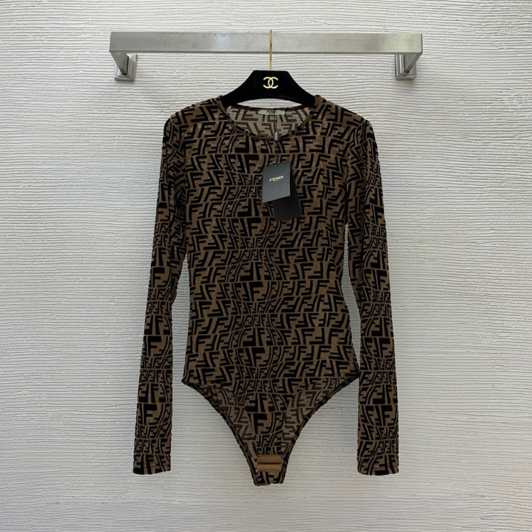Sheer Mesh Long Sleeve Bodysuit