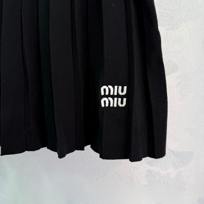 Knit Tank Top Mini Skirt Set