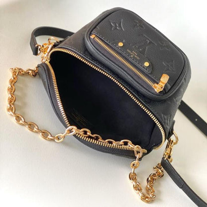 Black Empreinte Leather Mini Bumbag - Level 4