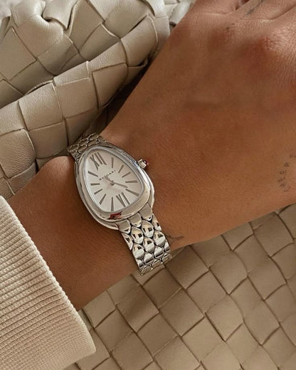 Silver & White Seduttori Ladies Watch 33mm - Level 3