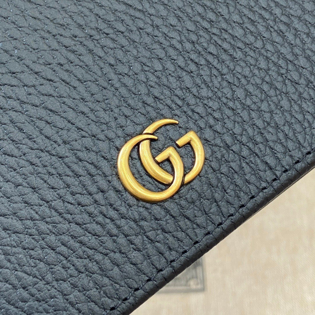 Marmont Wallet On Chain Black Leather - Level 5