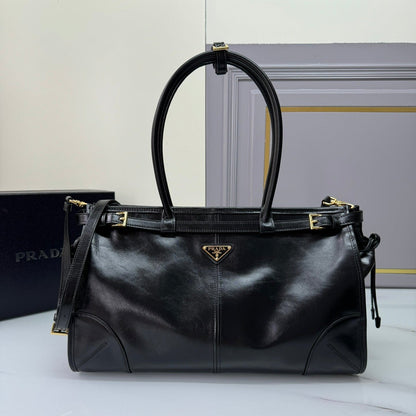 Large Leather Bag Black PRD - Level 5