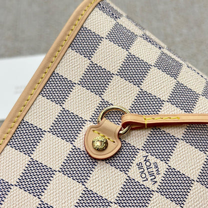 Neverfull MM White Damier & Pink - Level 3