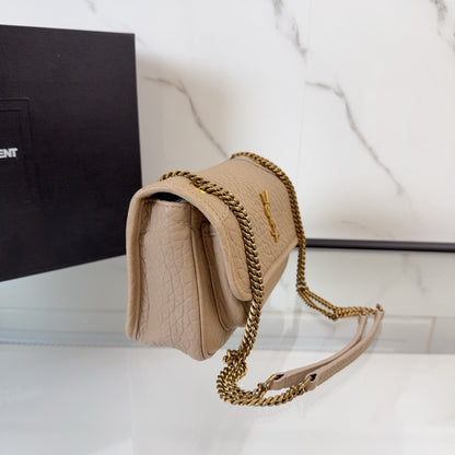 Tan Leather Mini Niki Shoulder Bag - Level 5