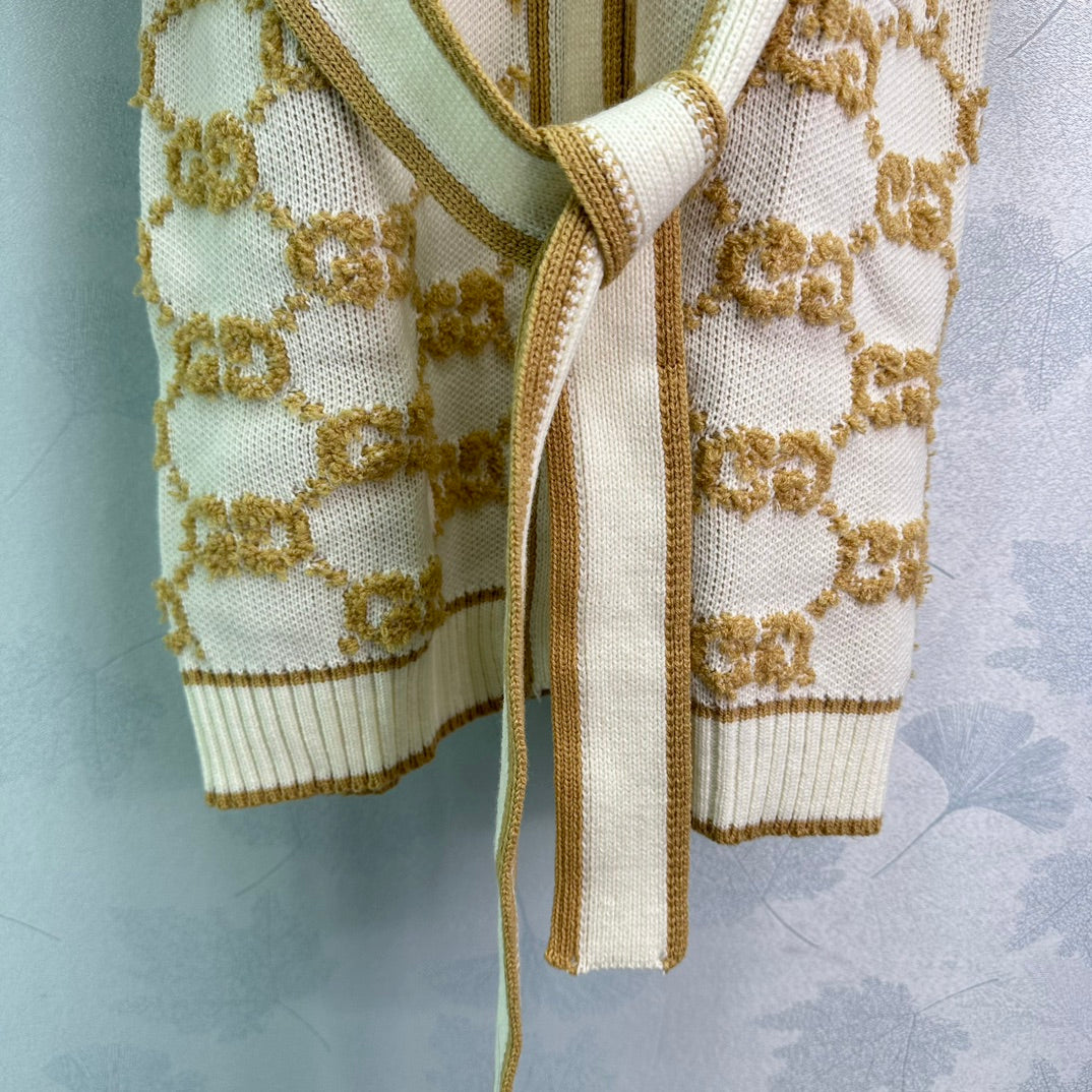 G Long Cardigan Knit Sweater
