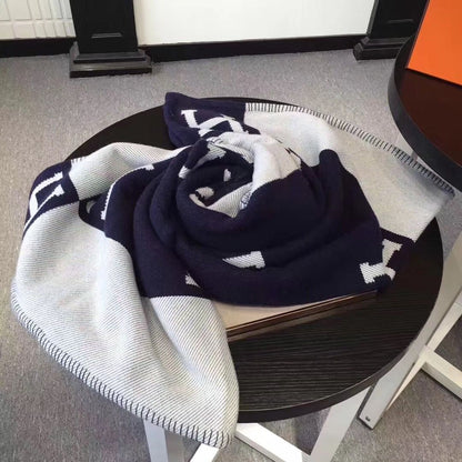 Navy Blue Avalon Throw Blanket - Level 5
