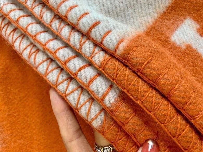 Orange Avalon Throw Blanket - Level 5