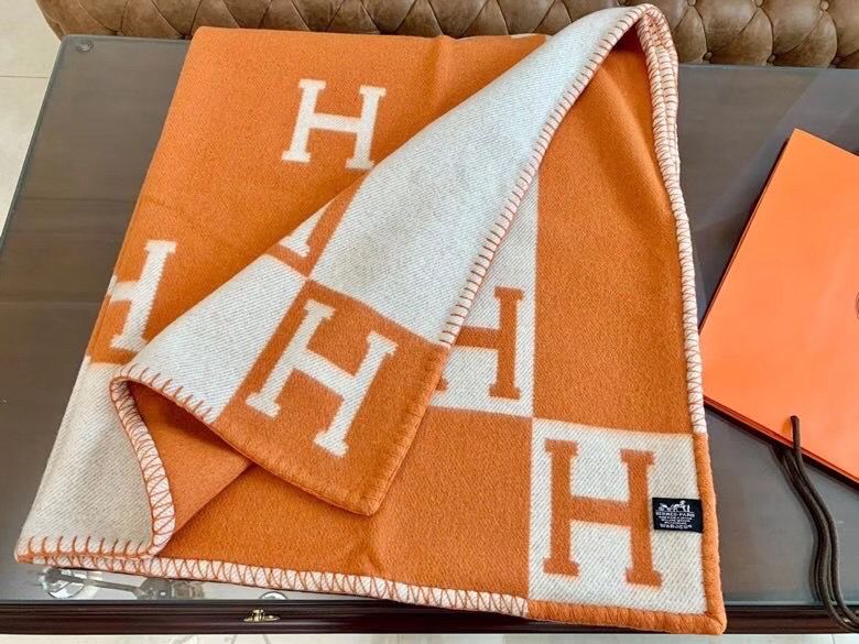 Orange Avalon Throw Blanket - Level 5