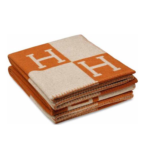Orange Avalon Throw Blanket - Level 5