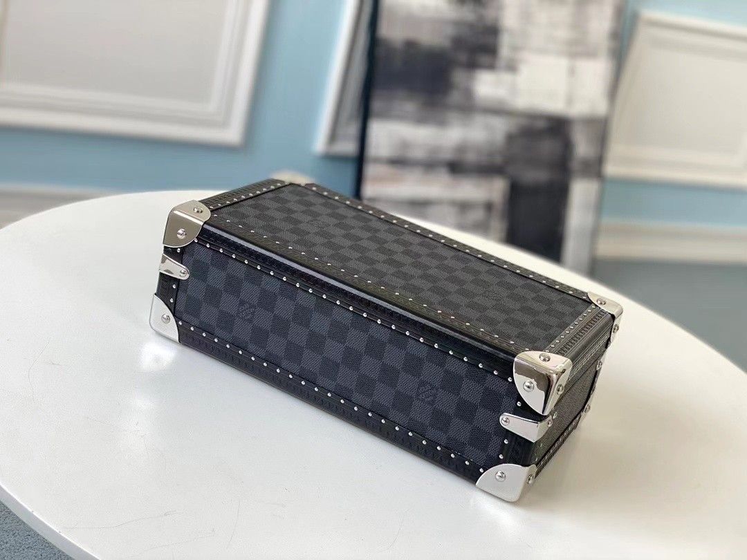 Black Checker 8 Watch Box LOU