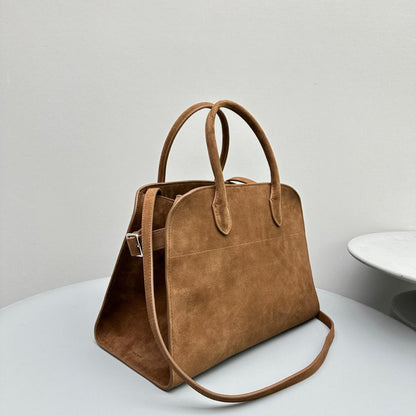 Margaux 15 Suede Tote Bag - Prestige Level