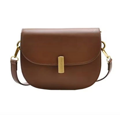 Smooth Leather Shoulder Bag