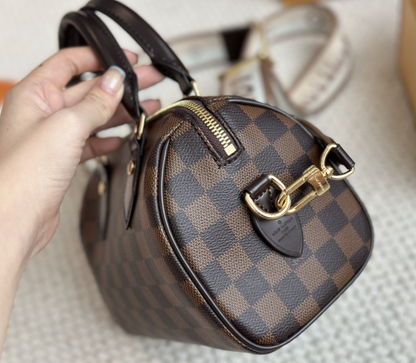 Speedy 20 Fabric Strap Brown Damier - Level 3