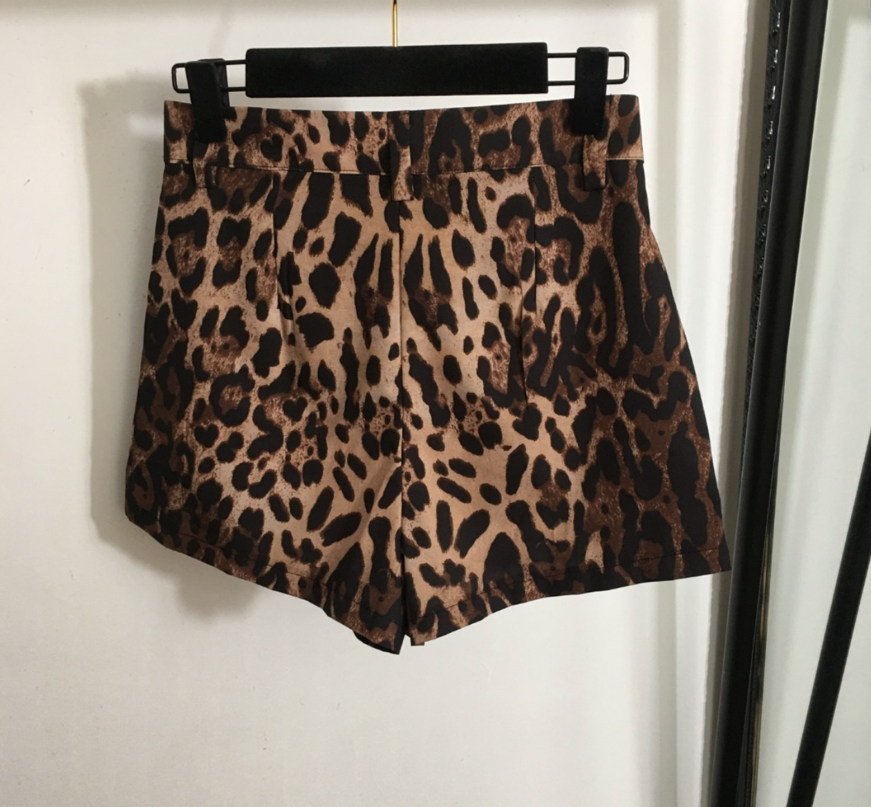 Leopard Crop Tank Top Shorts Set