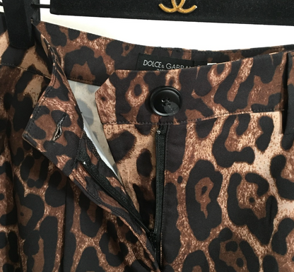 Leopard Crop Tank Top Shorts Set