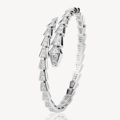 Serpenti VVS1 Moissanite Snake Bracelet