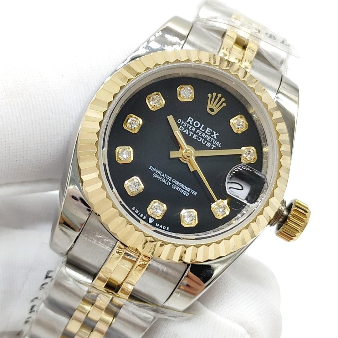 Datejust Ladies Watch Black Two-Tone Jubilee 26mm RLX - Level 3